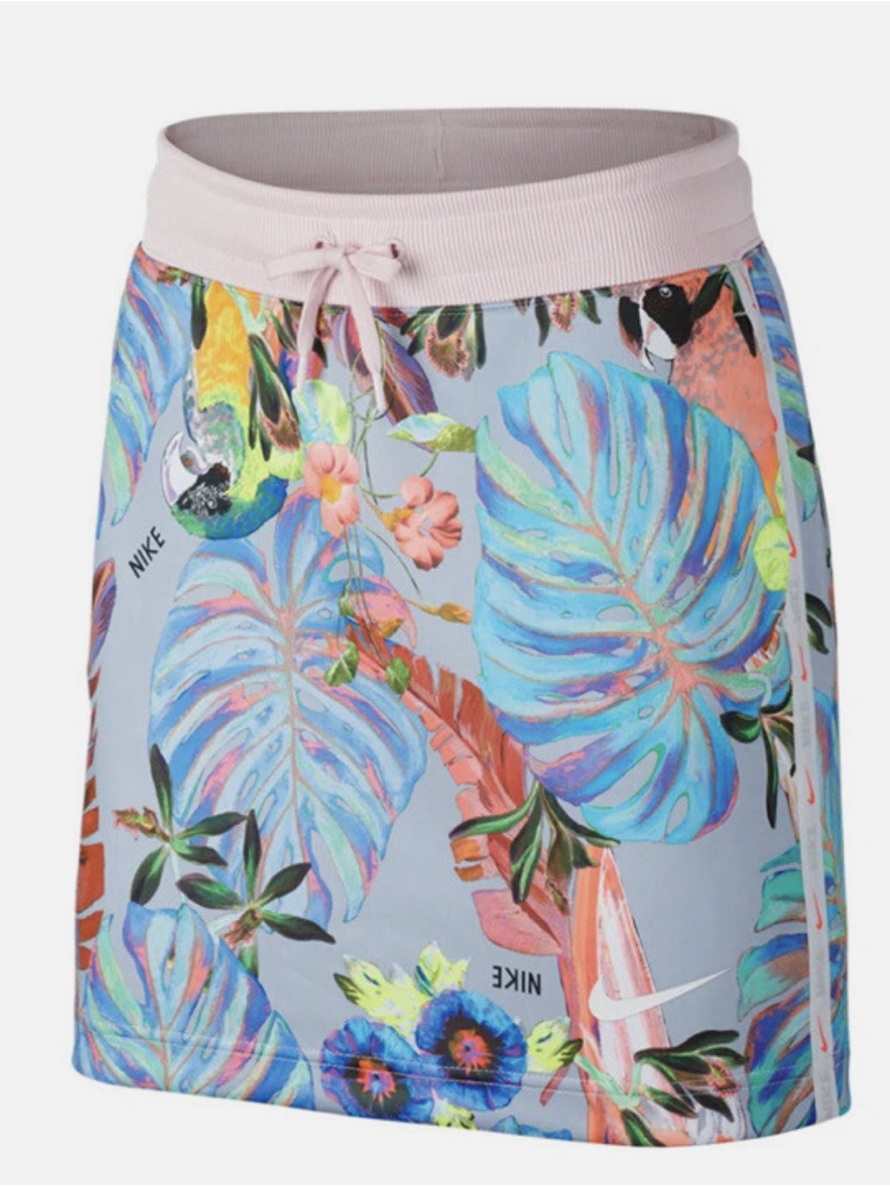 Nike Multicolor Tropical Floral Athletic Skirt with Pastel Accents hawaiian - Picture 13 of 13
